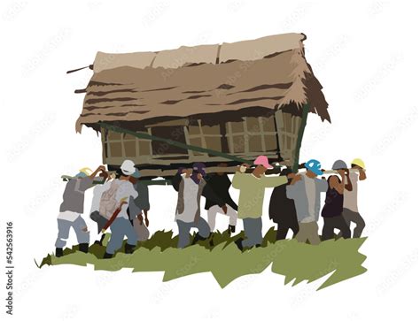 Bayanihan Illustrations & Vectors .